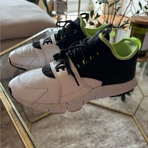 Rare 🔥 Nike Free Ace Leather Men’s 'White Black Ghost Green'